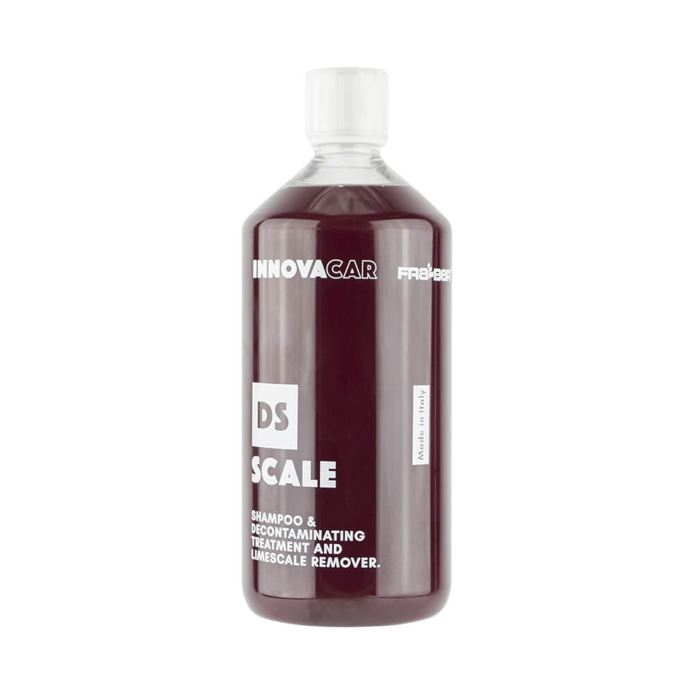 DS SCALE DI INNOVACAR SHAMPOO DUE IN UNO: TRATTAMENTO ANTICALCARE PER AUTO E DECONTAMINANTE PER PIOGGE ACIDE E CALCARE.