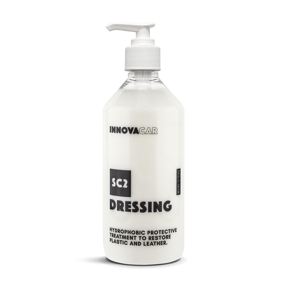 SC2 DRESSING DI INNOVACAR RAVVIVATORE E RIGENERATORE PER PLASTICHE E PELLE AUTO