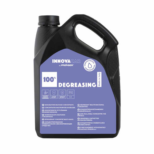 100% DEGREASING DI INNOVACAR SGRASSATORE PER AUTO E DEGREASER E CAR CLEANER UNIVERSALE