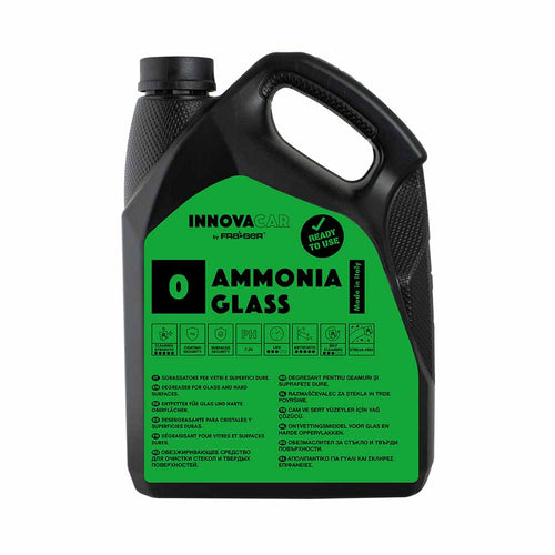 0 AMMONIA GLASS CLEANER DI INNOVACAR PULITORE VETRI SENZA AMMONIACA