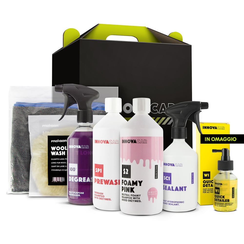 KIT LAVAGGIO AUTO PROFESSIONALE PER ESTERNO DI INNOVACAR
