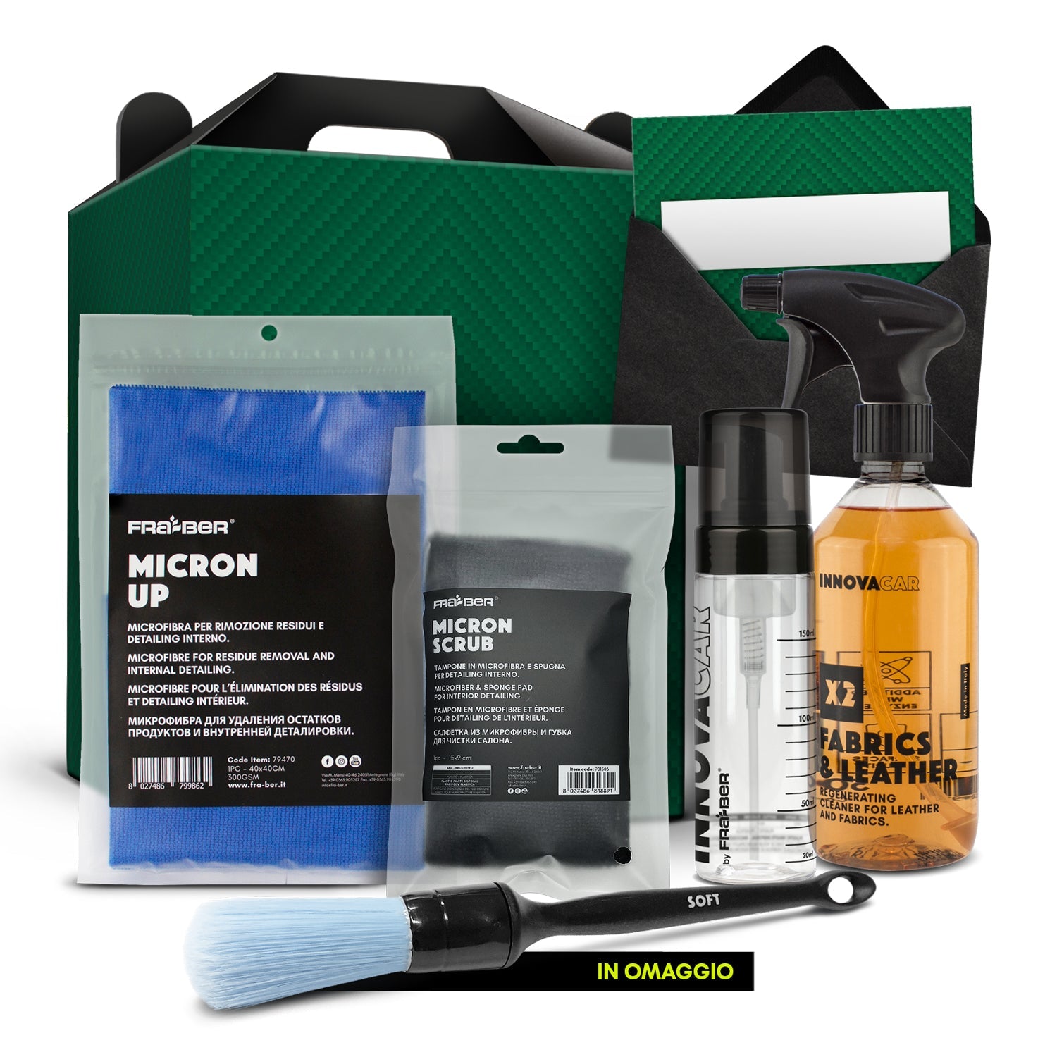 KIT PER PULIZIA PELLE AUTO DI INNOVACAR
