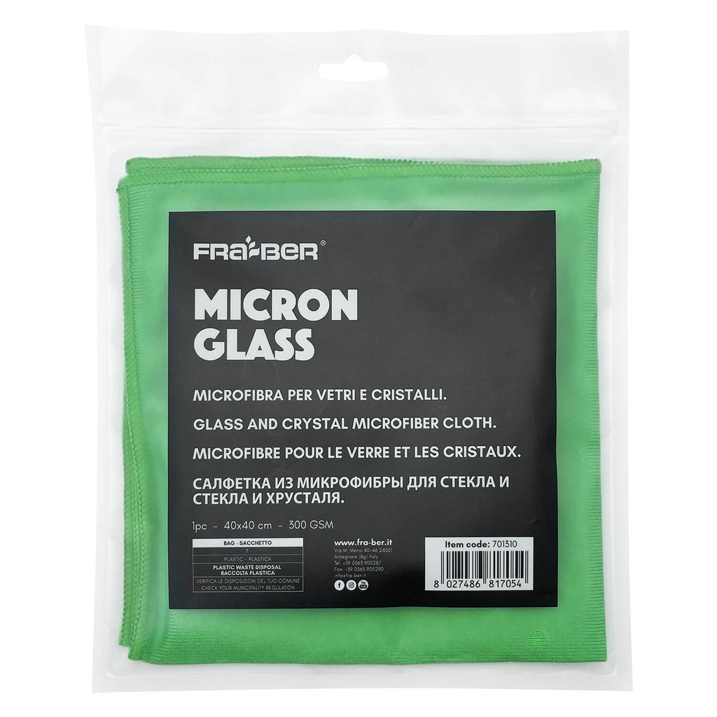 MICRON GLASS DI INNOVACAR  PANNO IN MICROFIBRA PER VETRI AUTO