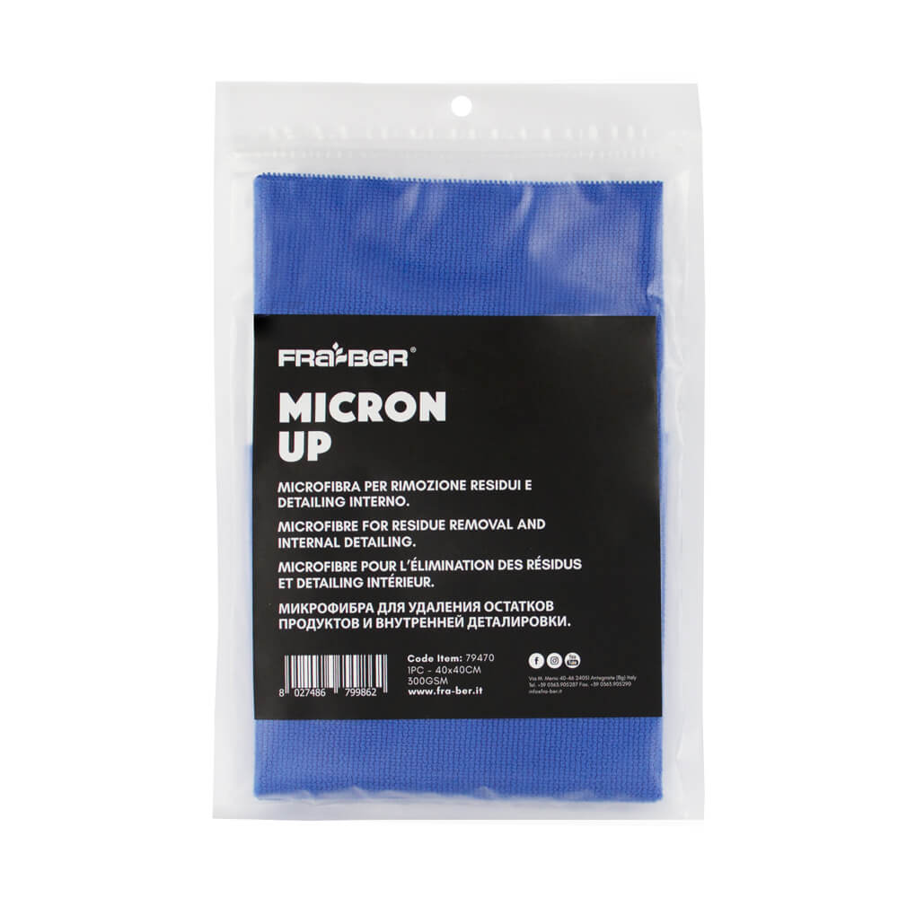 MICRON UP DI INNOVACAR PANNO IN MICROFIBRA PER RIMOZIONE PRODOTTI E POLISH PER AUTO