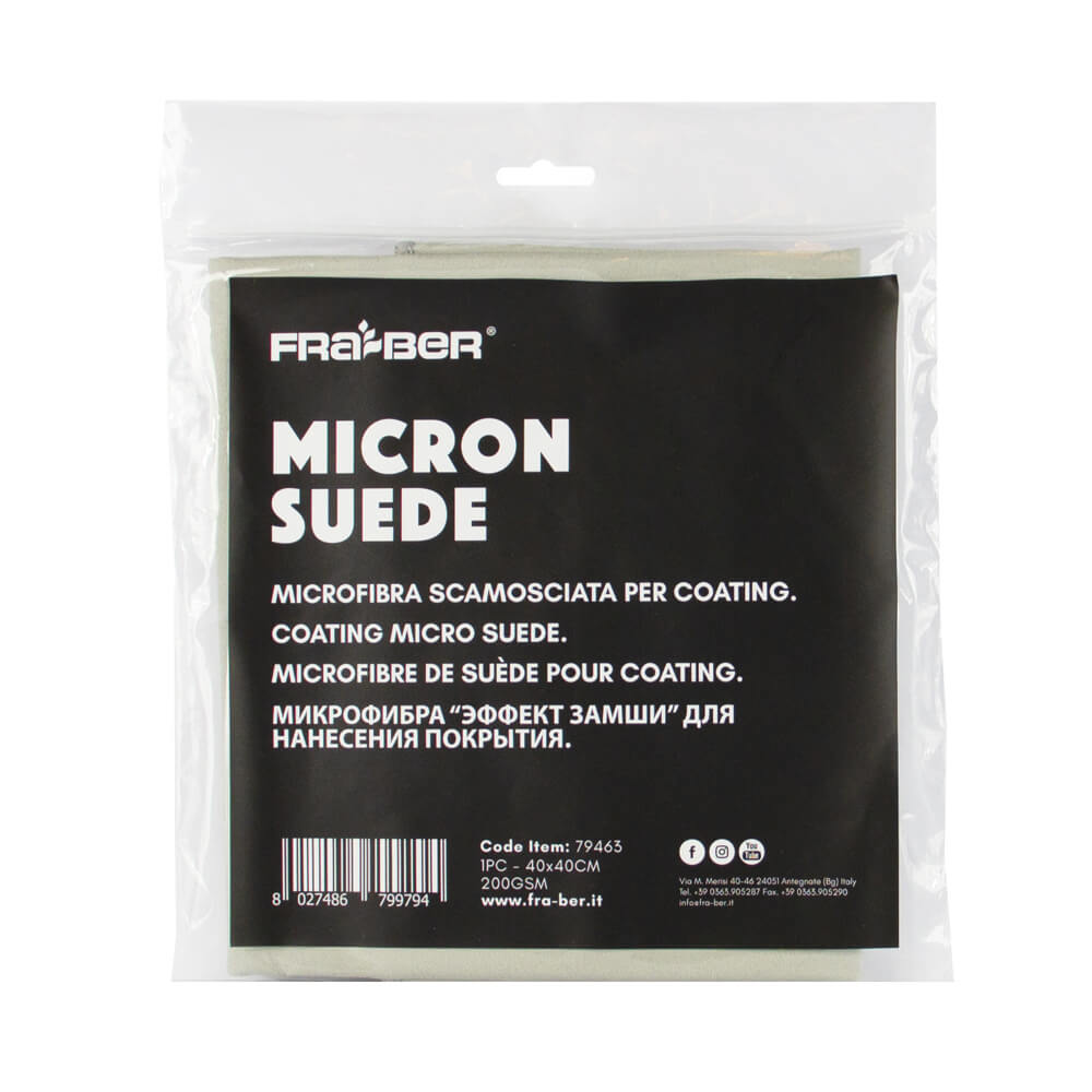 MICRON SUEDE DI INNOVACAR PANNO MICROSUEDE IN MICROFIBRA SCAMOSCIATA PER AUTO