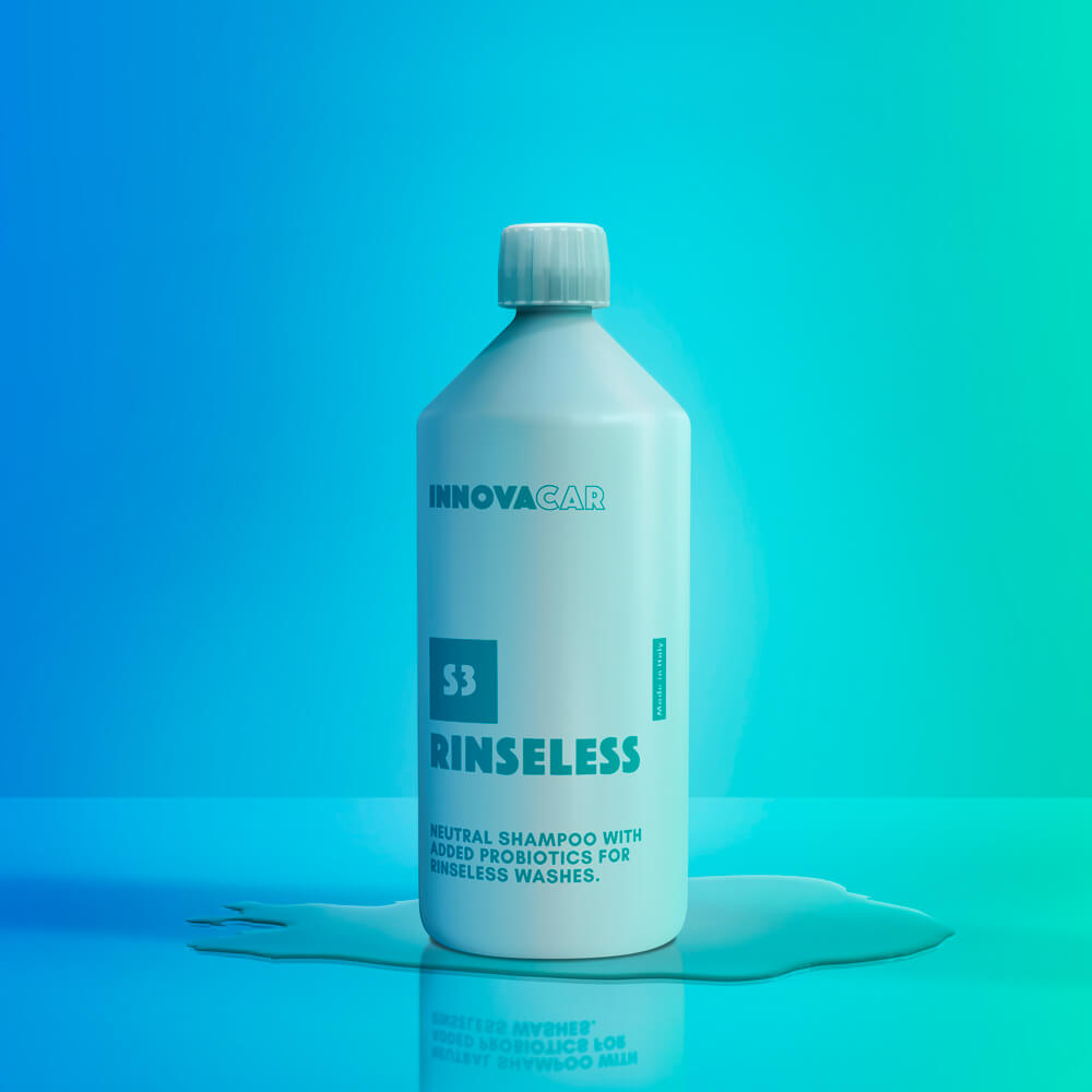 S3 RINSELESS DI INNOVACAR SHAMPOO RINSELESS E WATERLESS PER LAVAGGIO SENZA RISCIACQUO