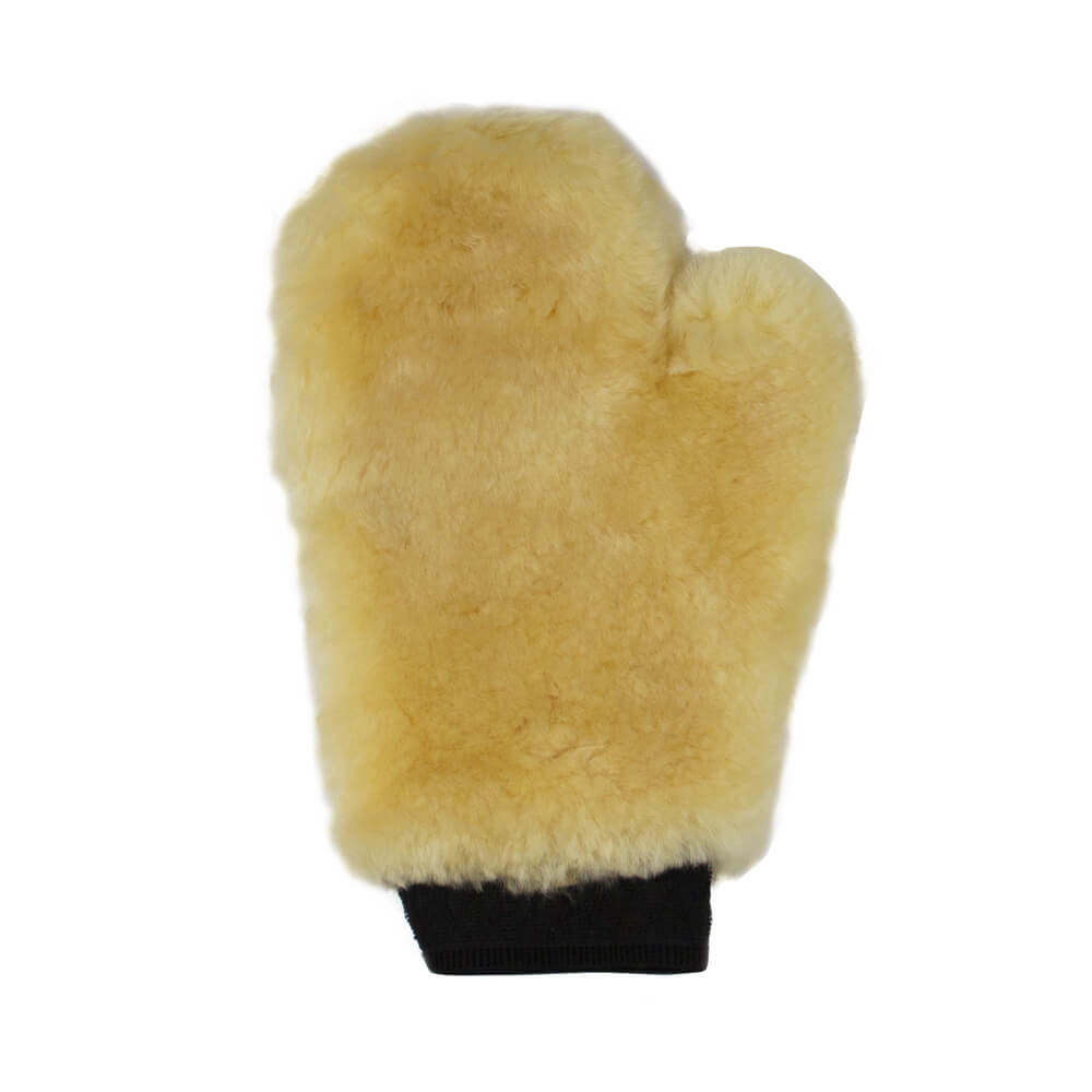 WOOL WASH MITT DI INNOVACAR GUANTO IN LANA A PELO CORTO LAVA AUTO PER LAVAGGIO